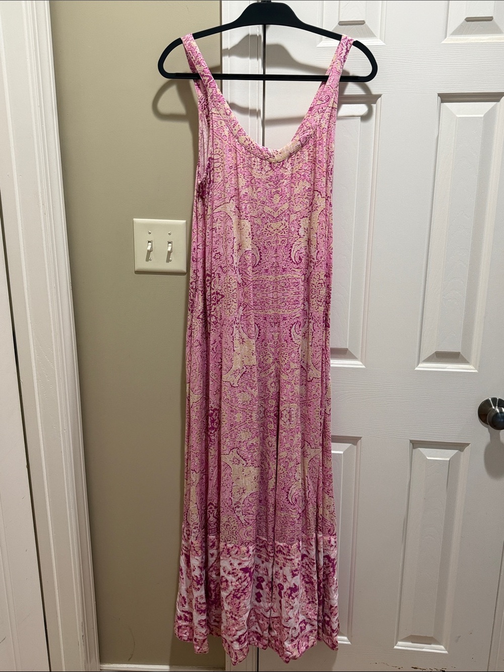 Free People Pink Paisley Jumpsuit Romper